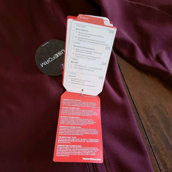 The North Face Men's Fuseform Dolomiti Full Zip Jacket Sequoia Red Fuse Size XL - Picture 12 of 16